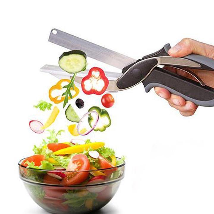 Quik-Cut - 2-in-1 Knife & Cutting Board