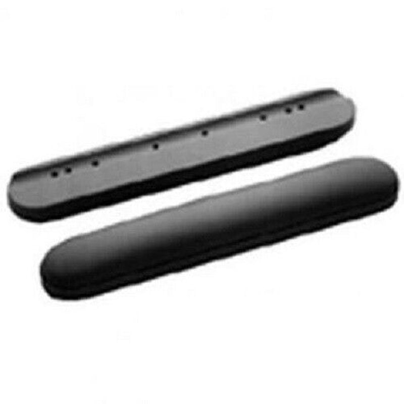 Padded Wheelchair Arm Rests - 14" Black Vinyl (Set of 2)