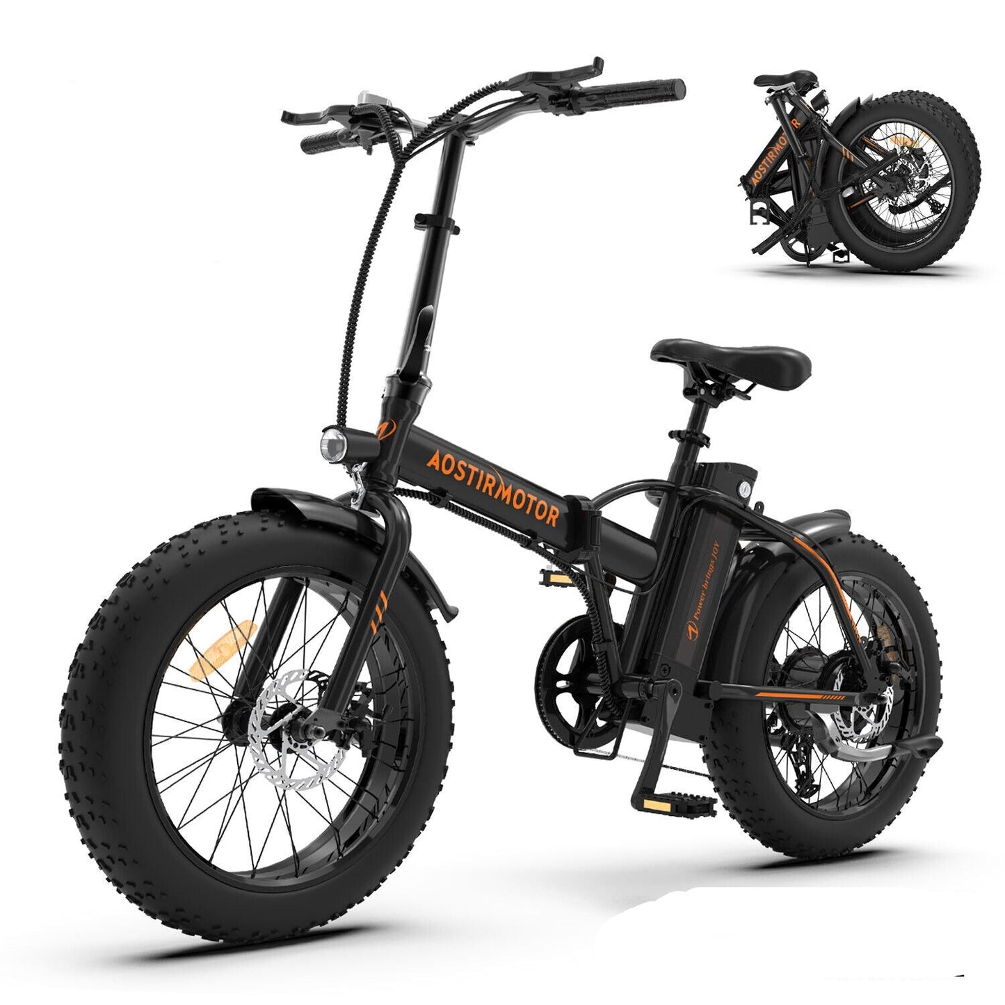 Fat Tire Electric Folding Ebike for Adults