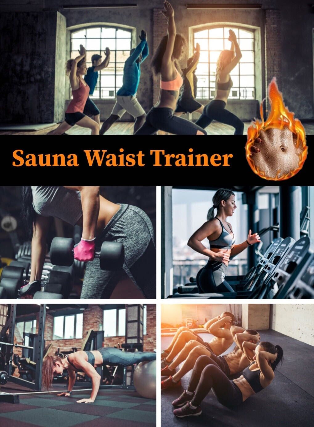 Women Waist Sauna Belt