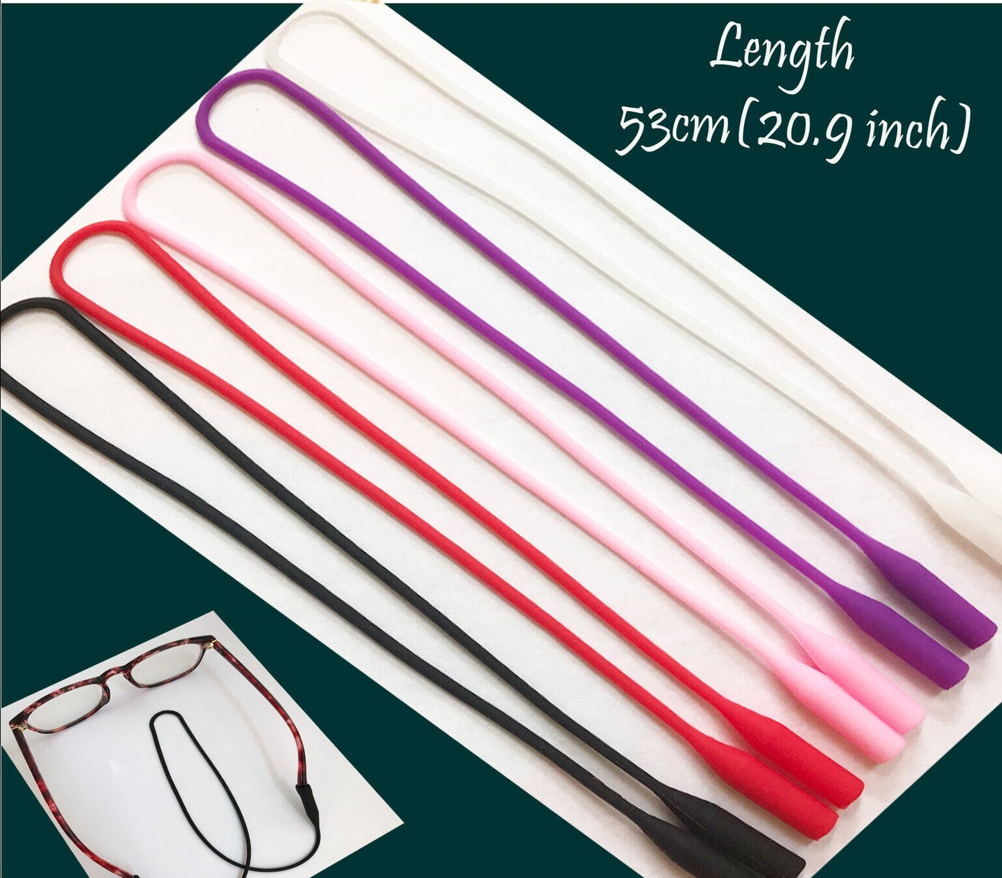 Glasses Neck Lanyard Silicone Strap