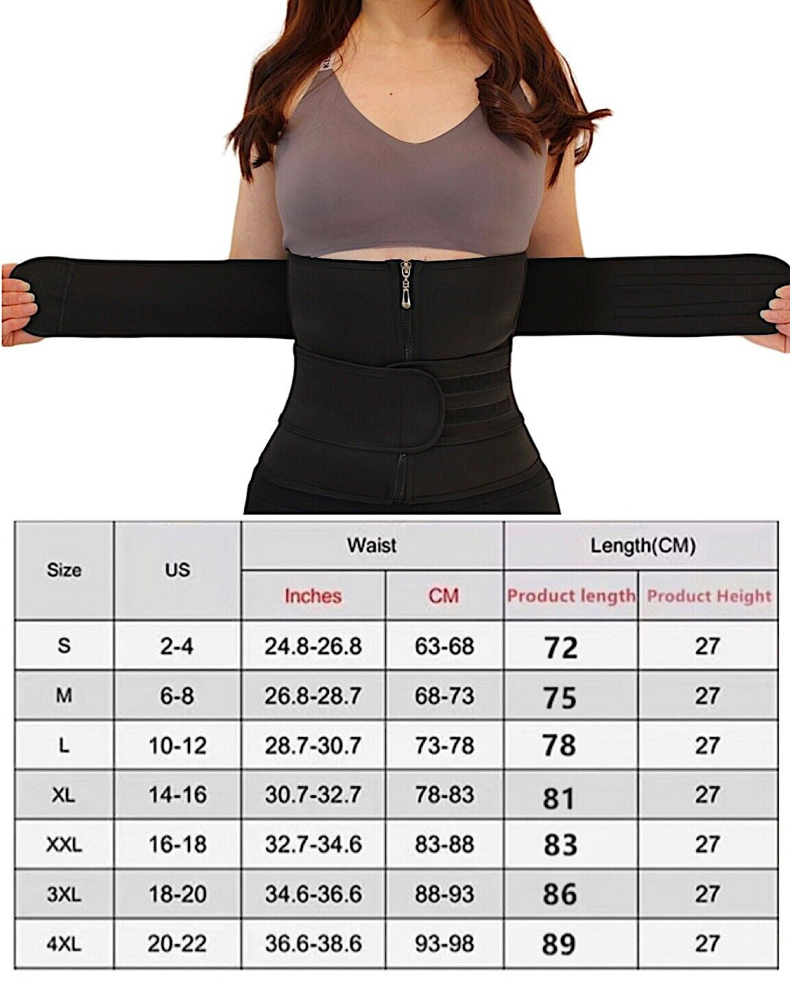 Women Waist Sauna Belt