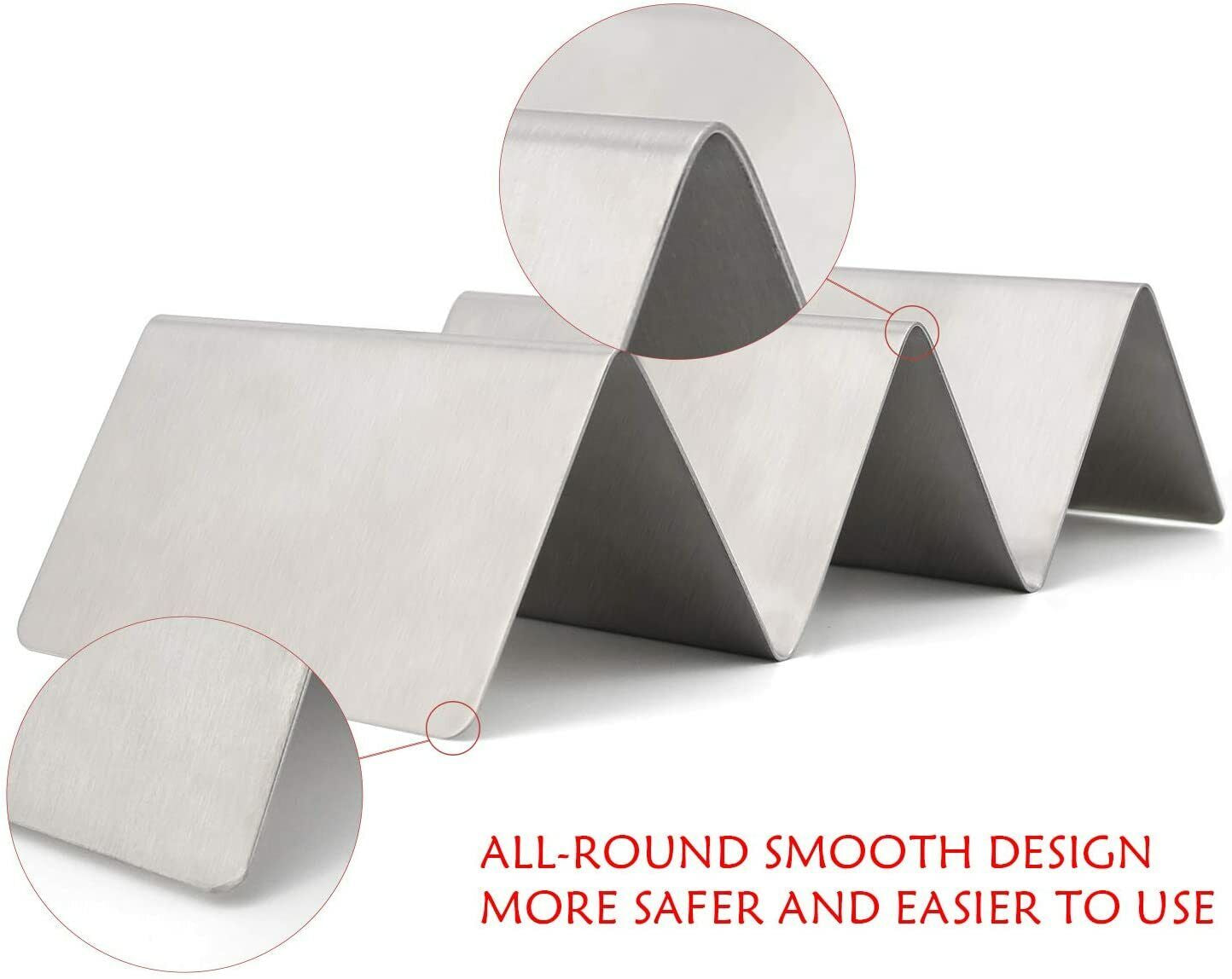 Taco Holder Stand (Stainless Steel)