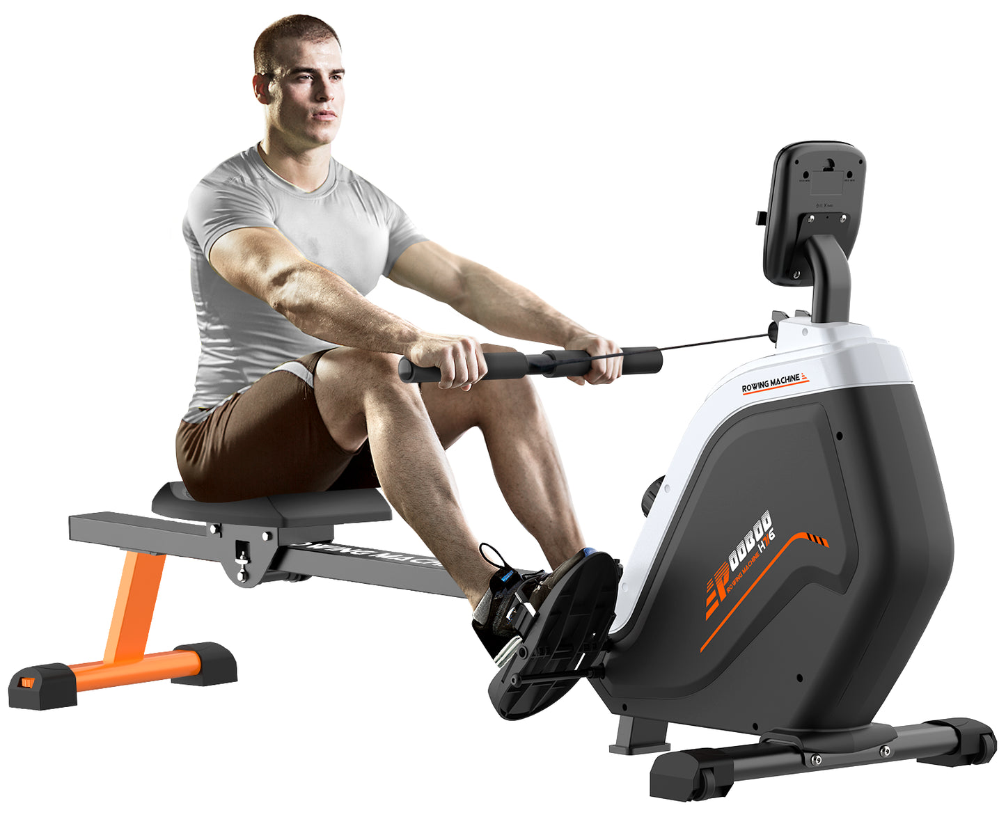 Magnetic Row Rowing Machine Rower 16 Levels Cardio Home Gym Exercise Equipment