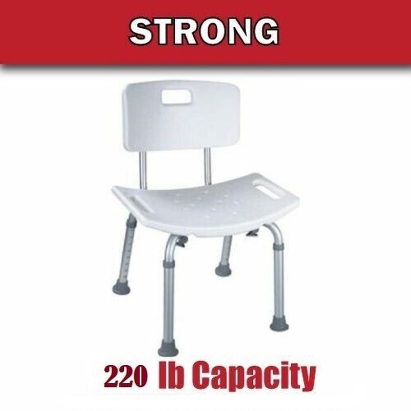 Bathtub & Shower Chair with Back Support