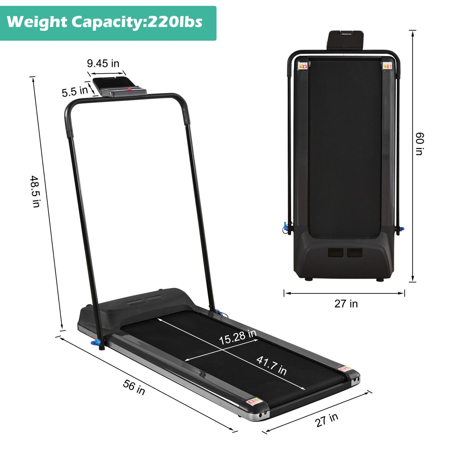 Folding Electric Treadmill