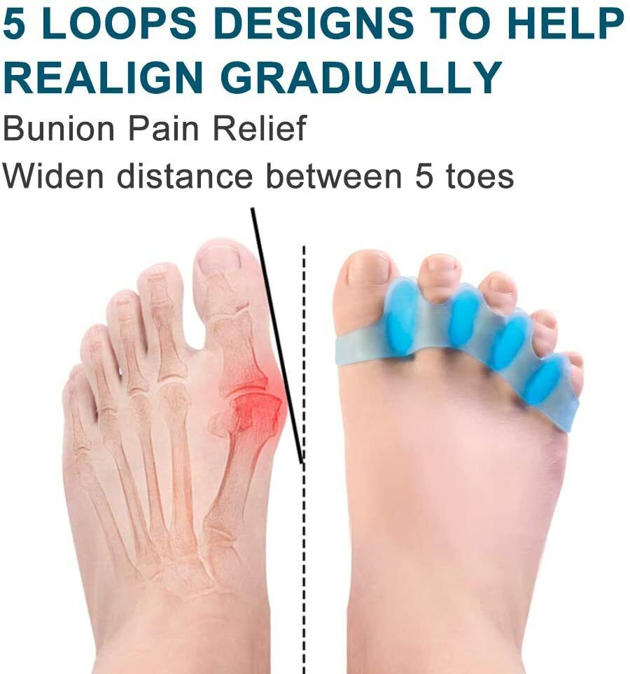Bunion Corrector Toe Separators - 2 Piece