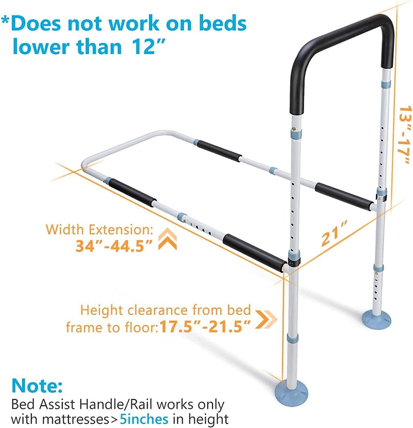 Bed Safety Rail Grab Bar