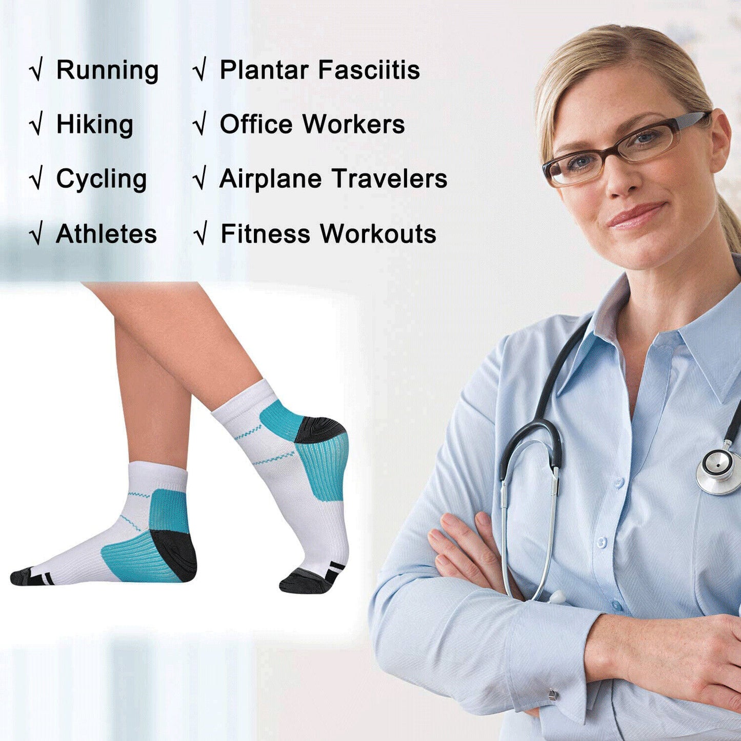 Compression Socks Ankle Support Sleeves