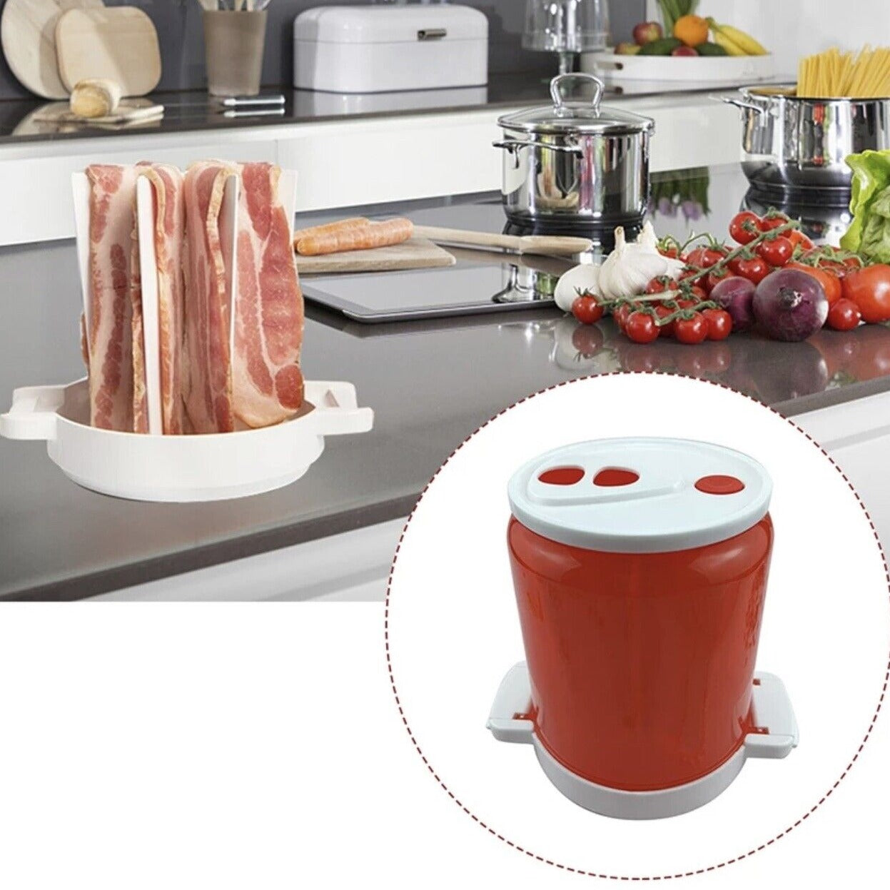 Microwave Bacon Cooker