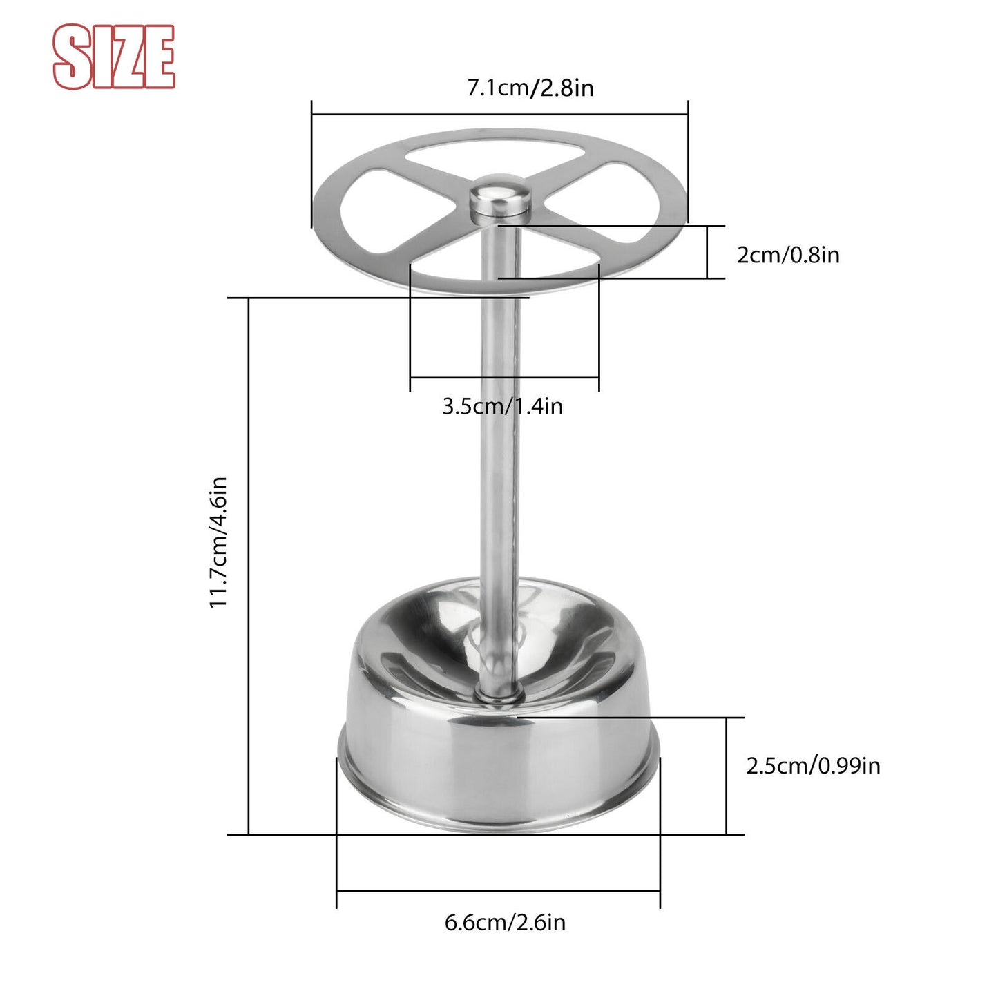 Stainless Steel Toothbrush Stand