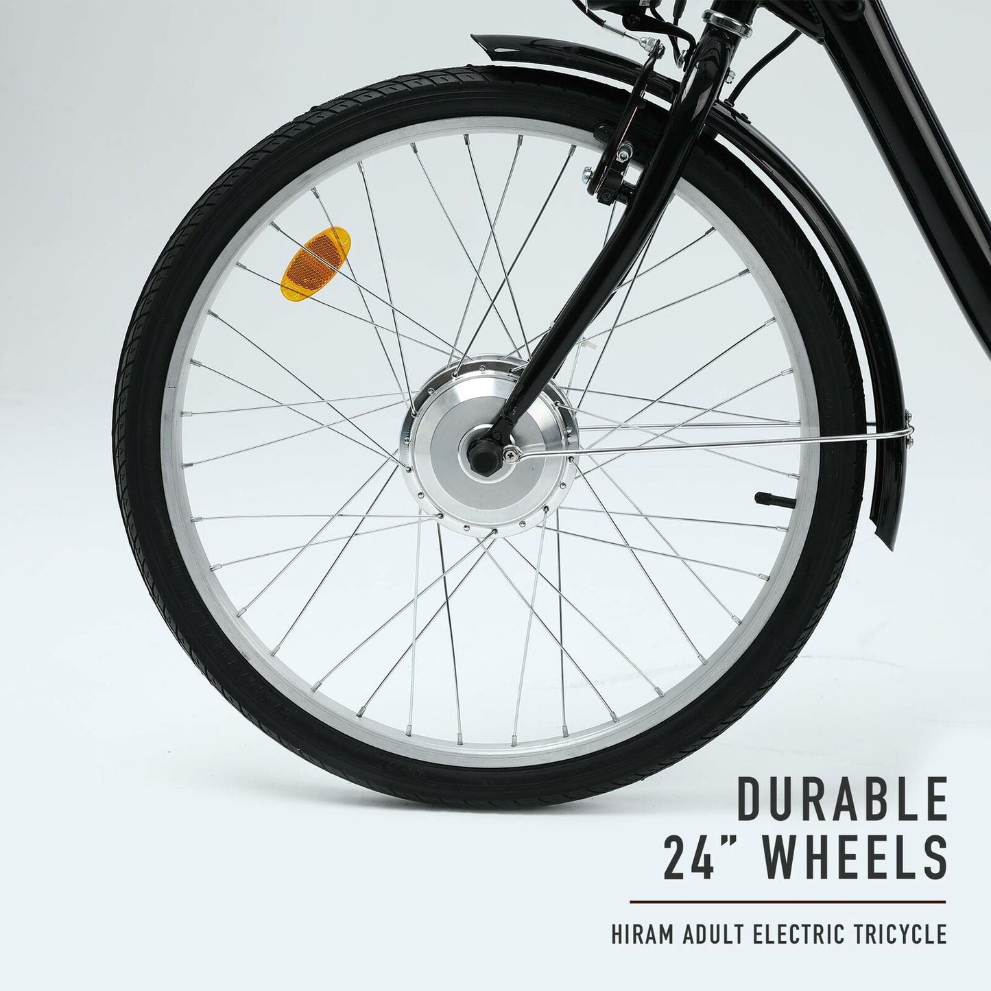 Adult Electric Tricycle with Lithium Battery & Basket