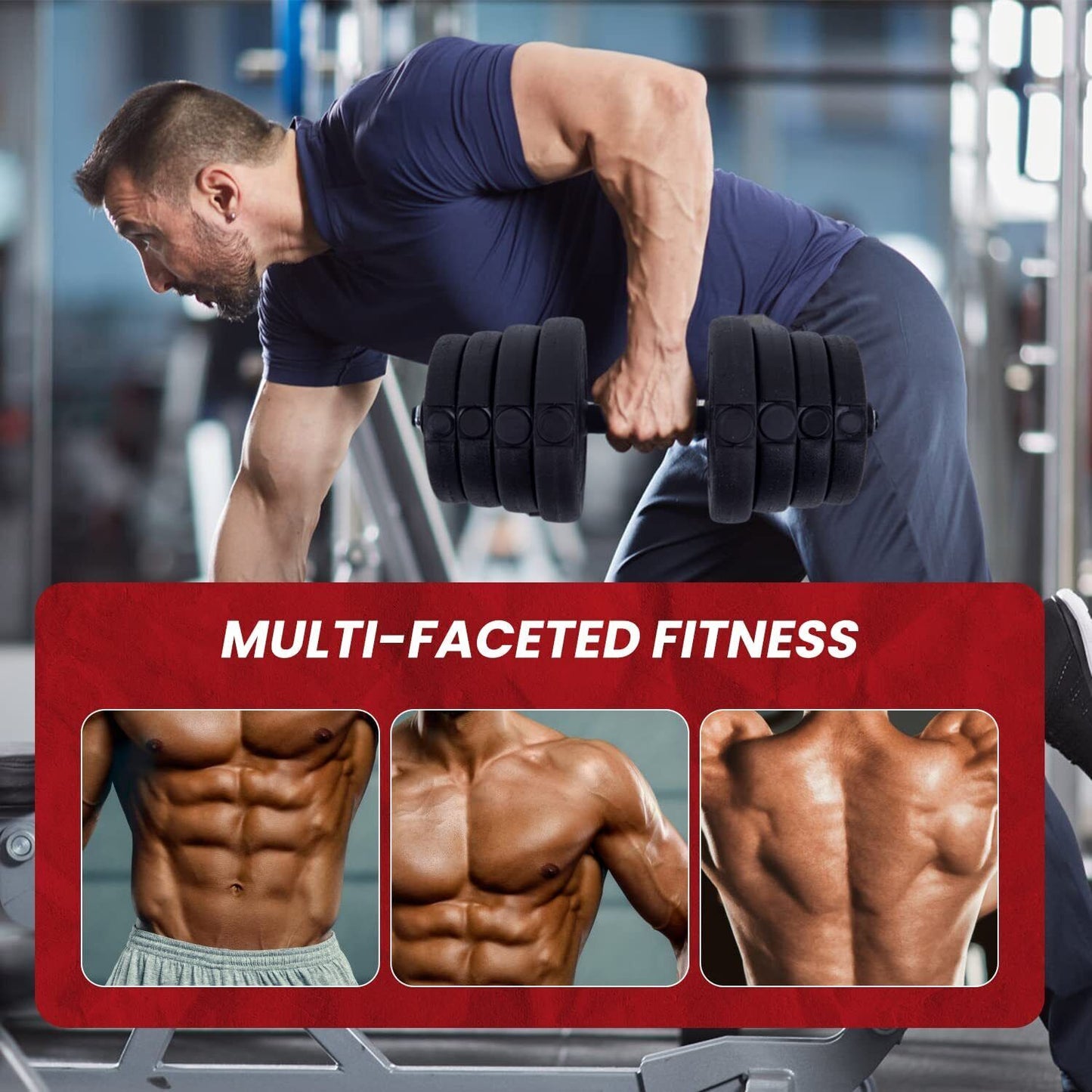 66 LB Weight Dumbbell Set
