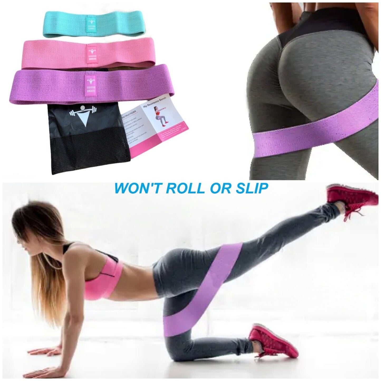 Cloth Resistance Band Loops