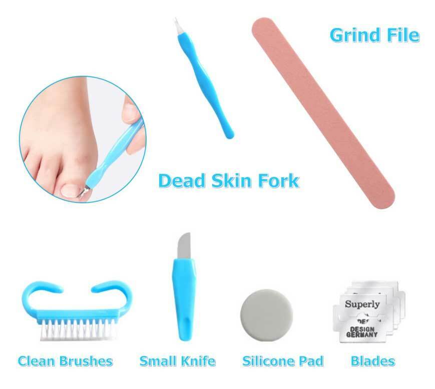 10 Piece Pedicure Tool Set