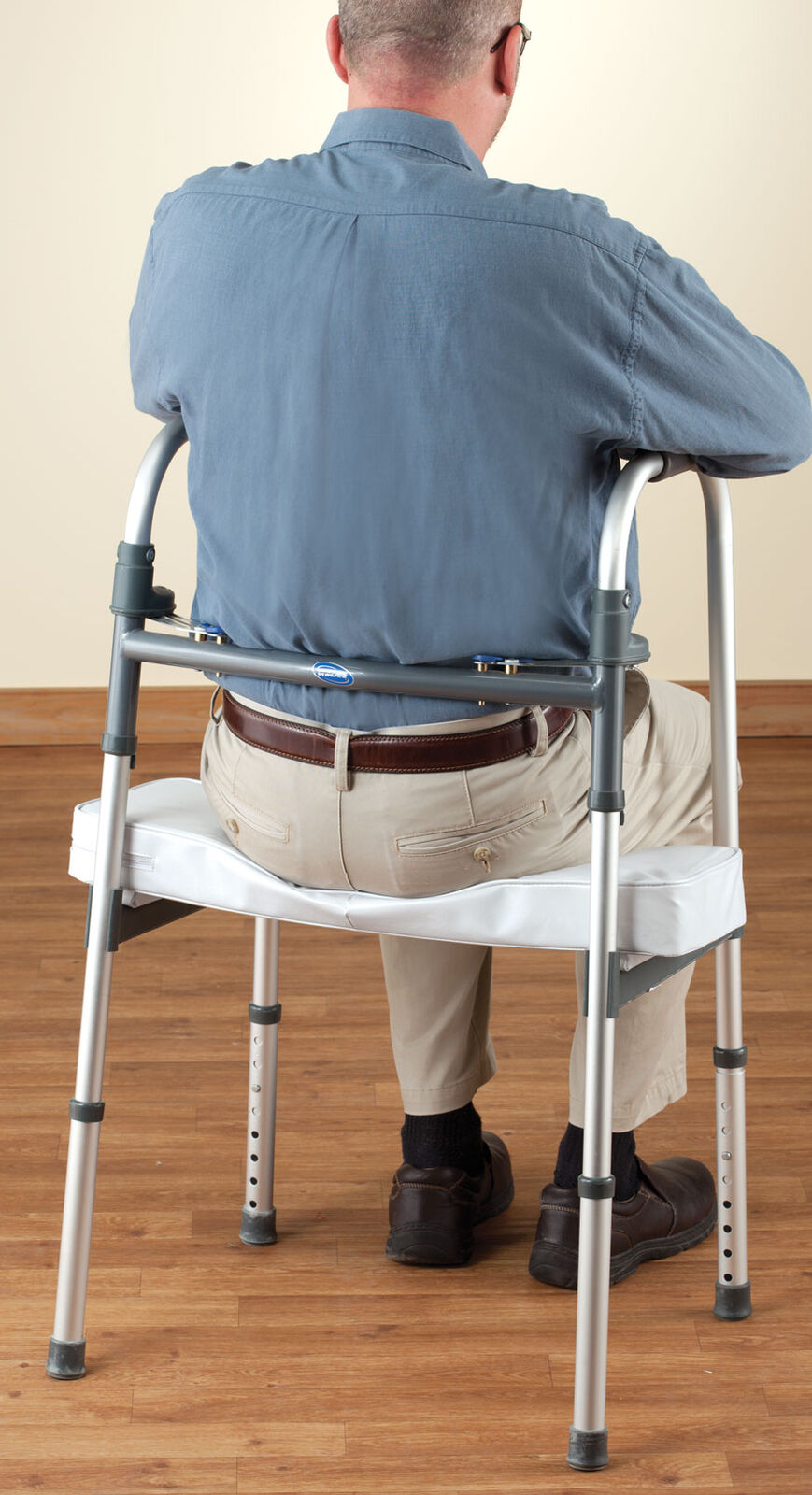 Walker Rest Seat - Attachable Seat for Folding Walker