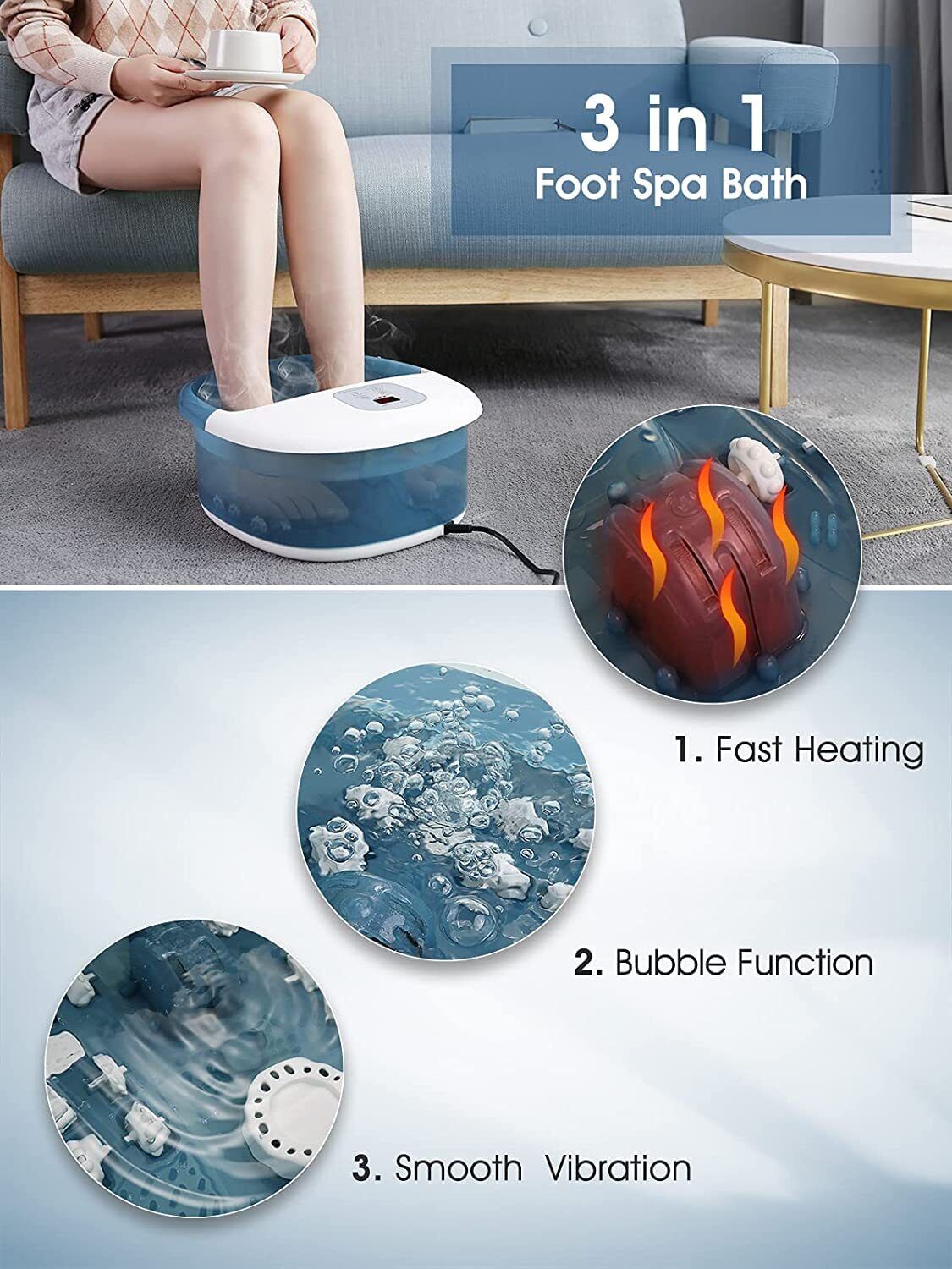 Foot Spa Bath Heat Massager