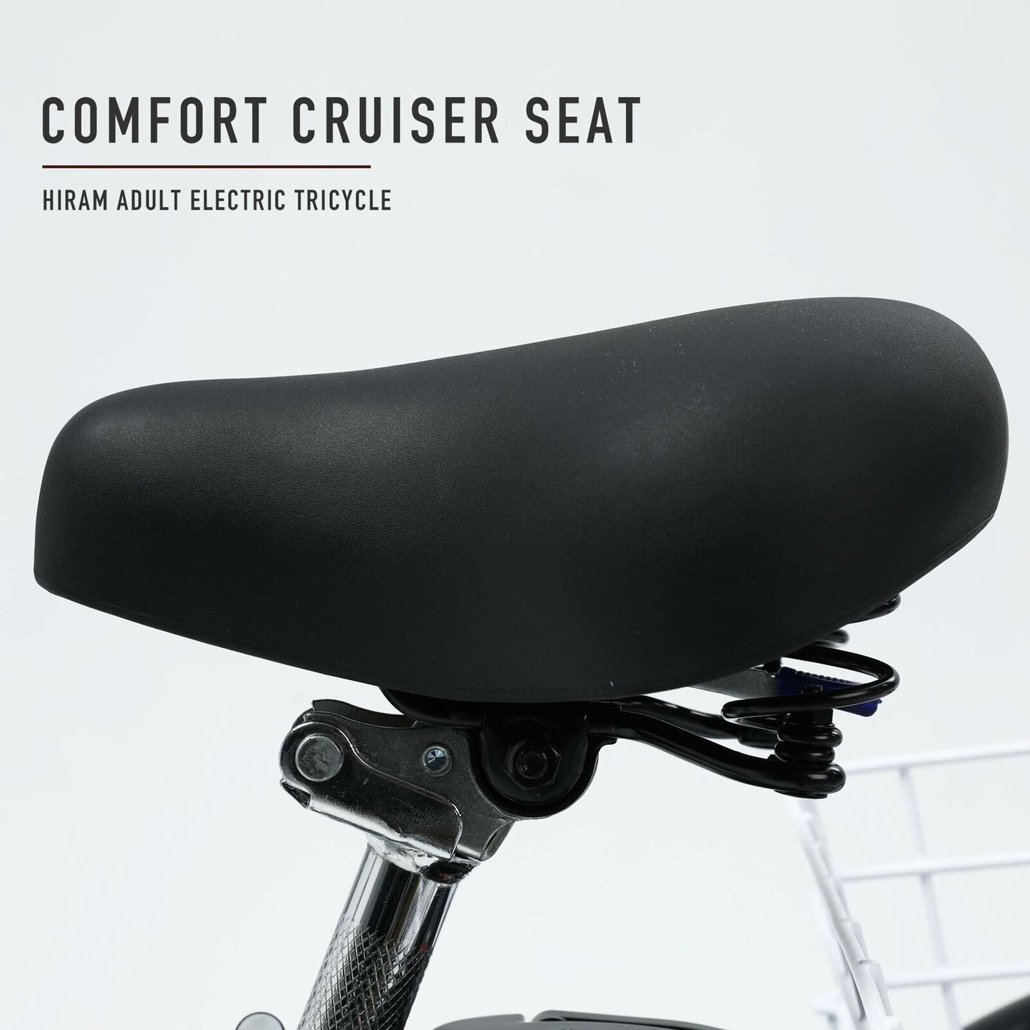 Adult Electric Tricycle with Lithium Battery & Basket