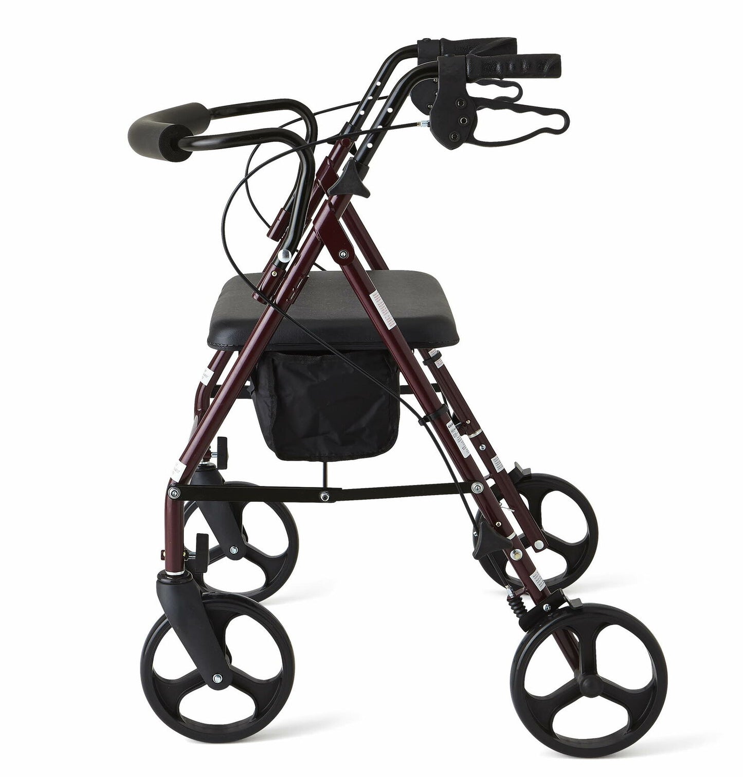 Heavy Duty Steel Bariatric Rollator - 500 lb Weight Capacity