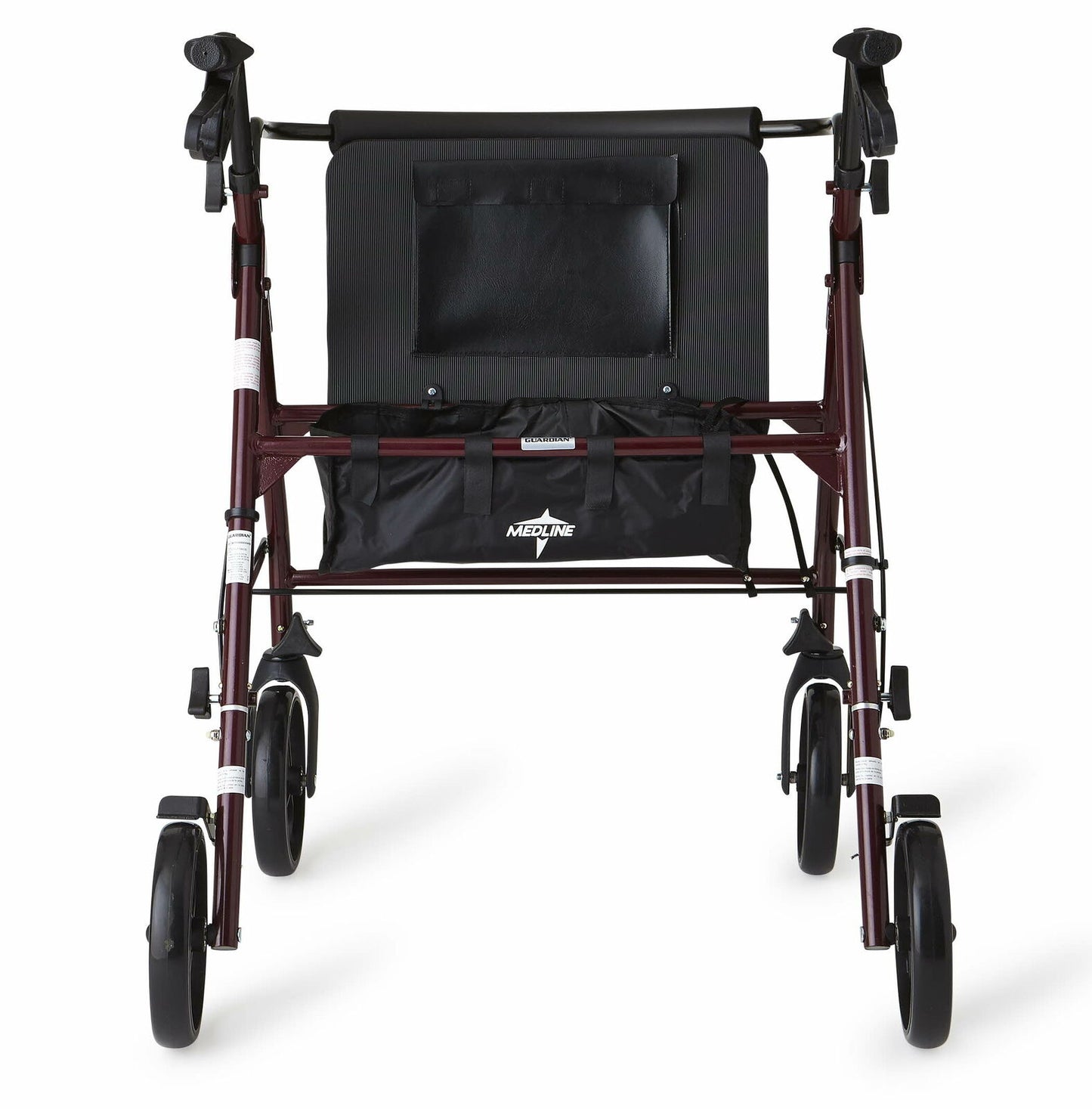 Heavy Duty Steel Bariatric Rollator - 500 lb Weight Capacity