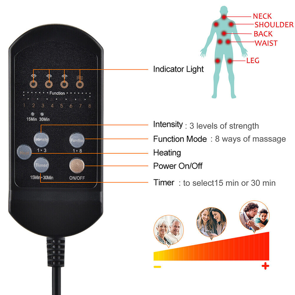 Cushion Seat Massager for Car, Office, & Home