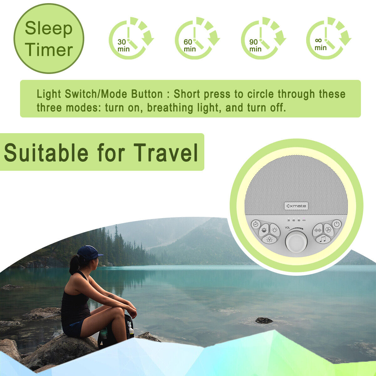 White Noise Sleep Machine (29 Sounds)