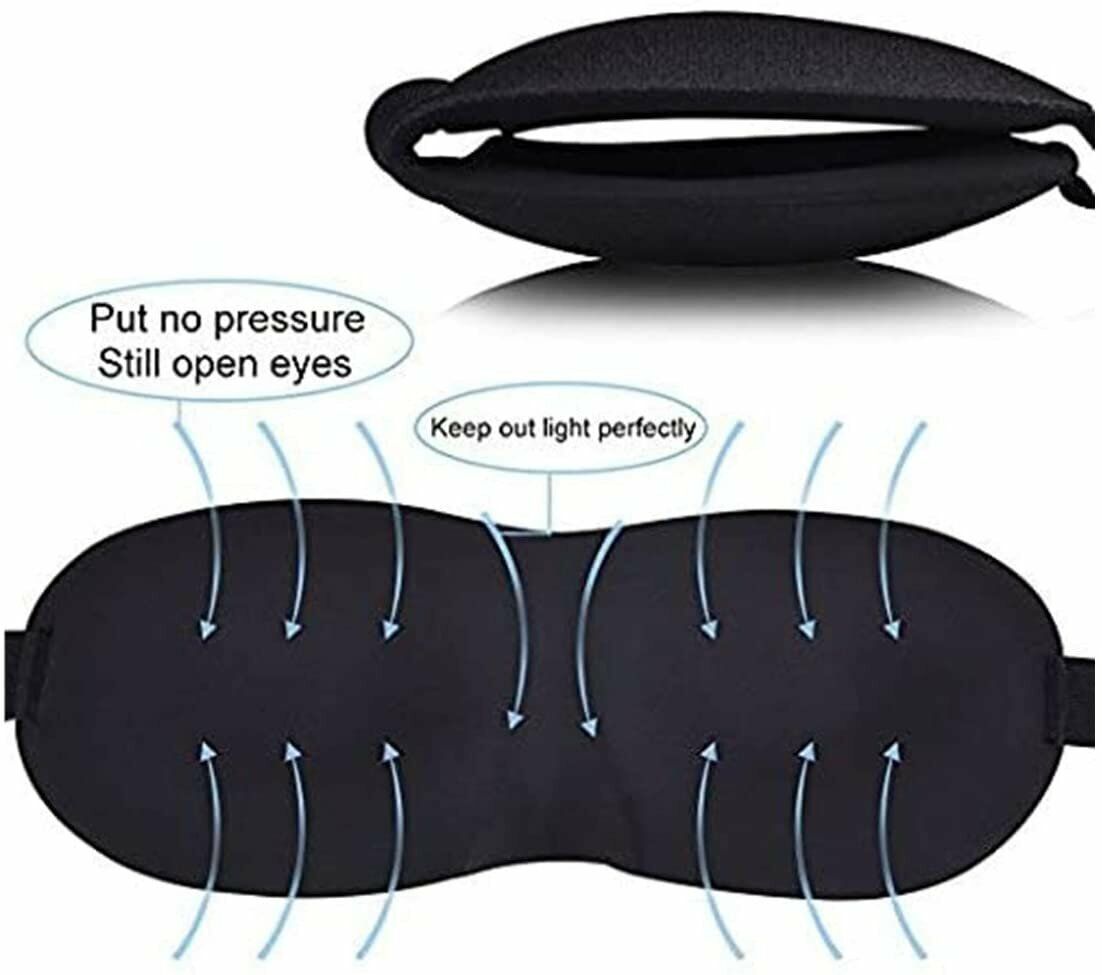 Soft-Padded Sleep Eye Mask (2 Pack)