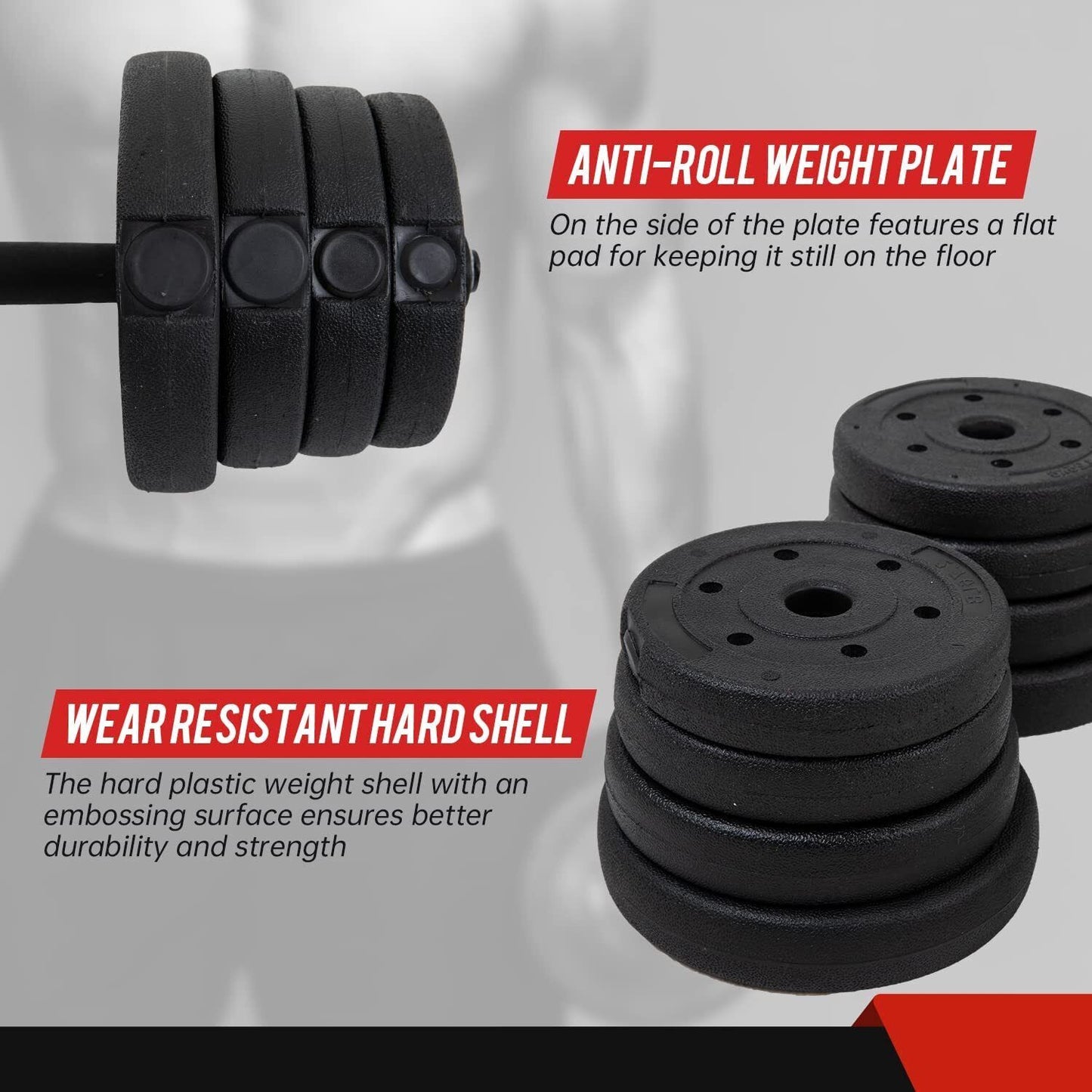 66 LB Weight Dumbbell Set