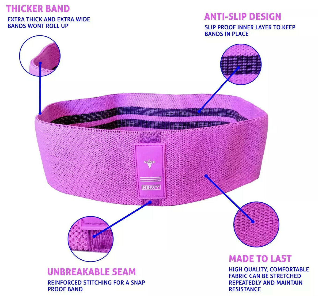 Cloth Resistance Band Loops