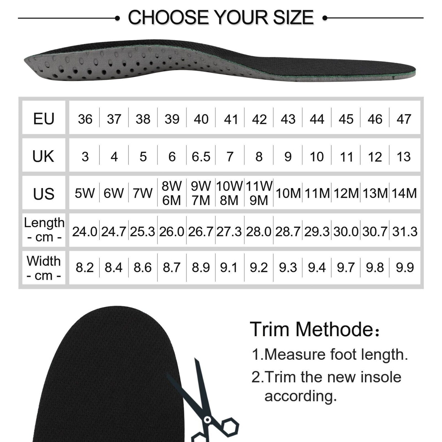 Orthotic Insoles Shoe Inserts - Arch Support