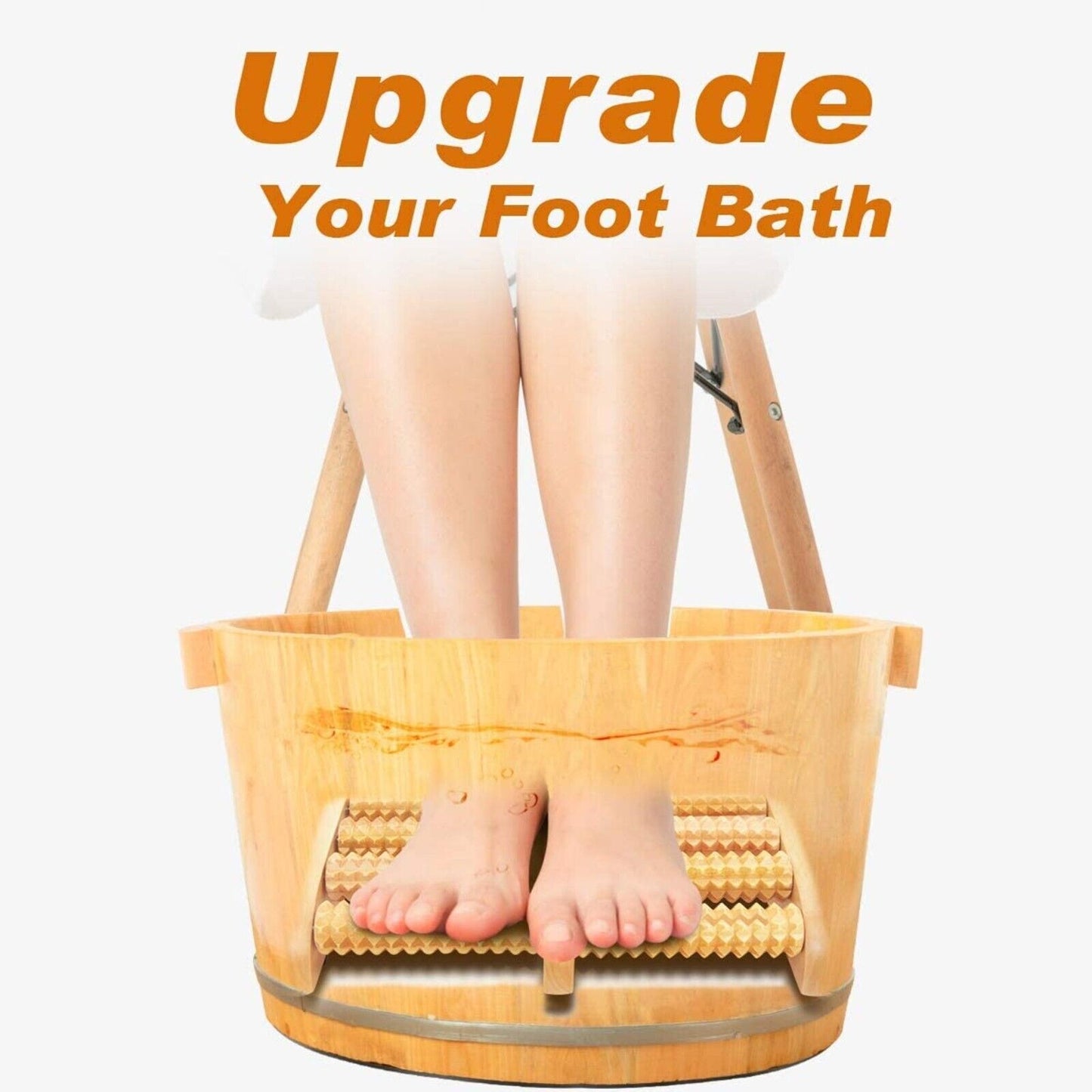Foot Massager Wooden Roller
