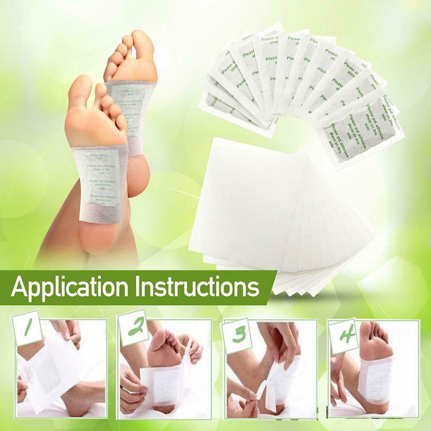 Detoxifying Foot Pads - 100 Pads