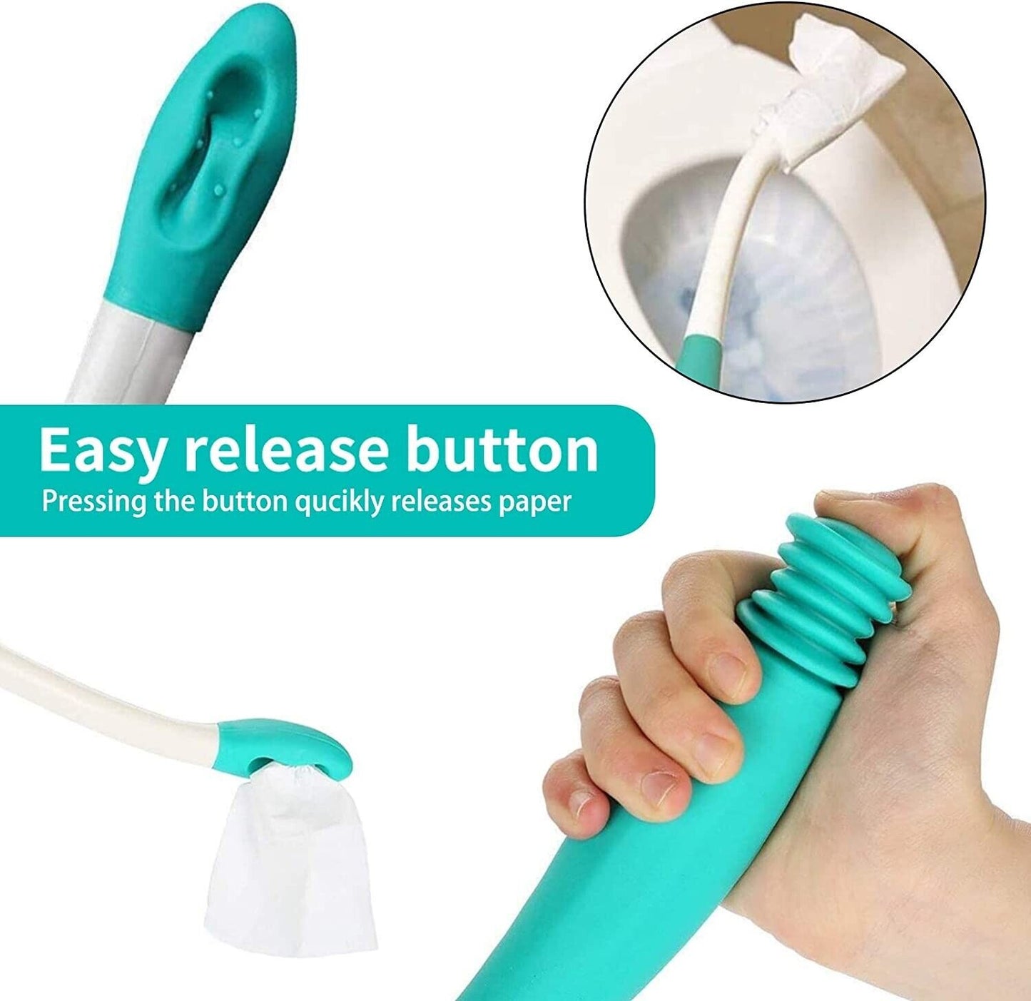 Long Reach Toilet Wiping Aid