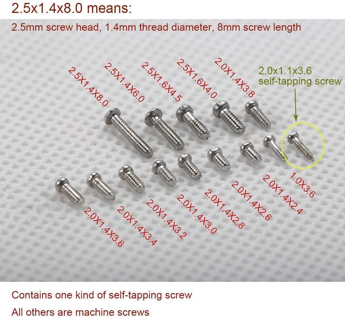 Eyeglass Repair Tool Kit and 1000 Parts
