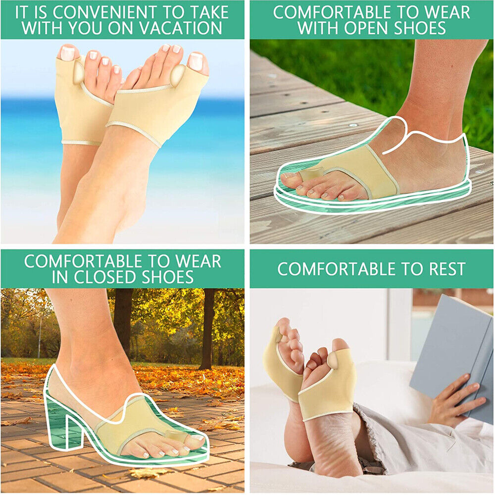 Big Toe Bunion Corrector Splint Straightener Foot Pain Relief Hallux Valgus
