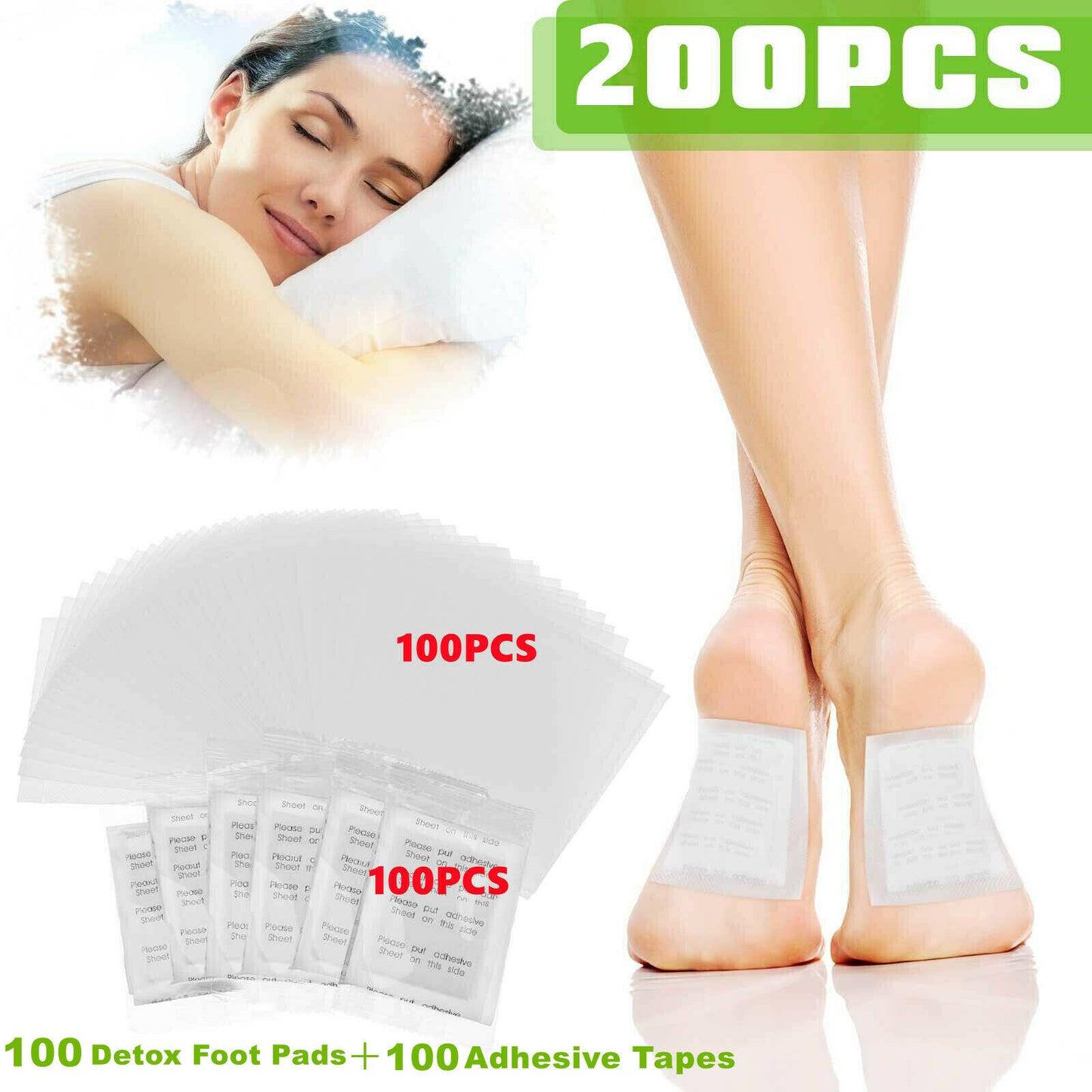Detoxifying Foot Pads - 100 Pads