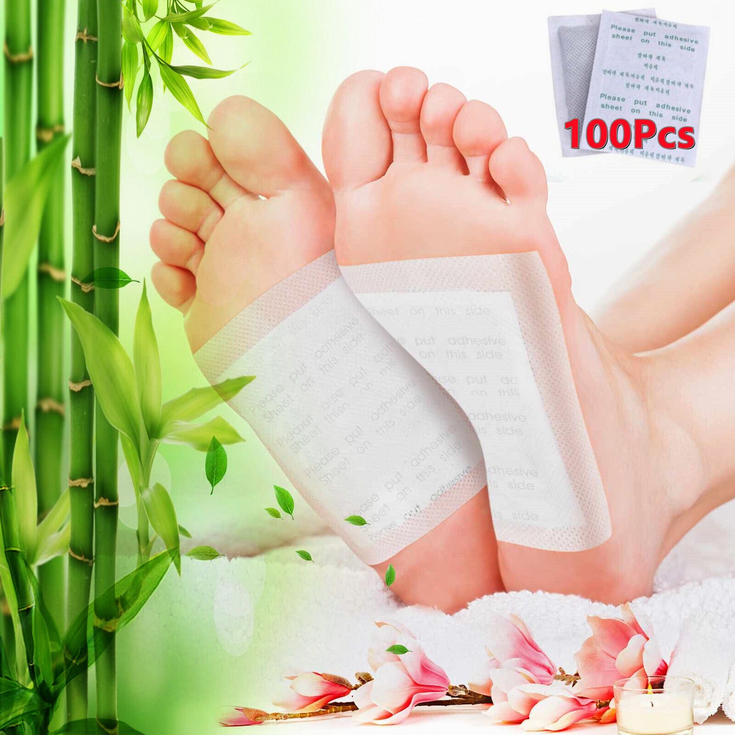 Detoxifying Foot Pads - 100 Pads
