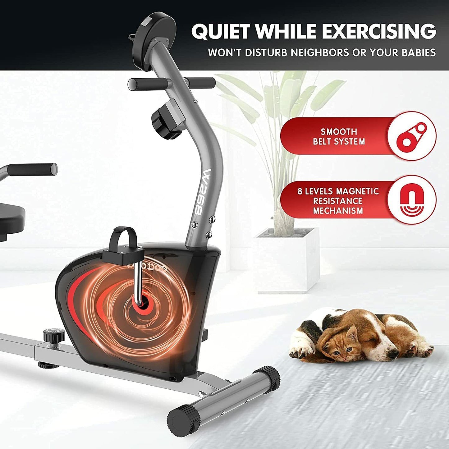 Recumbent Stationary Exercise Bike
