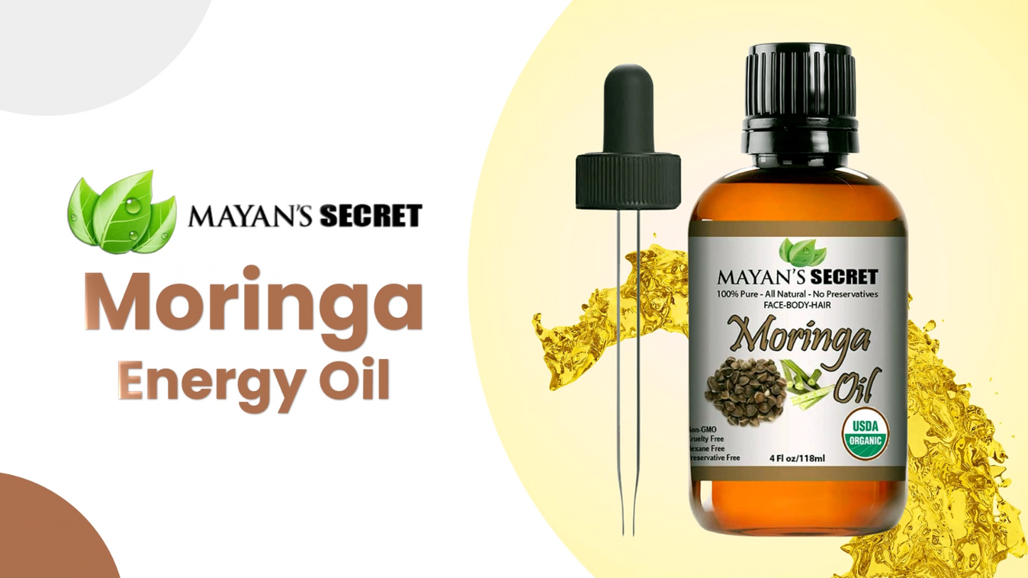 Premium Moringa Oil - All Natural Anti-Aging Skin Care