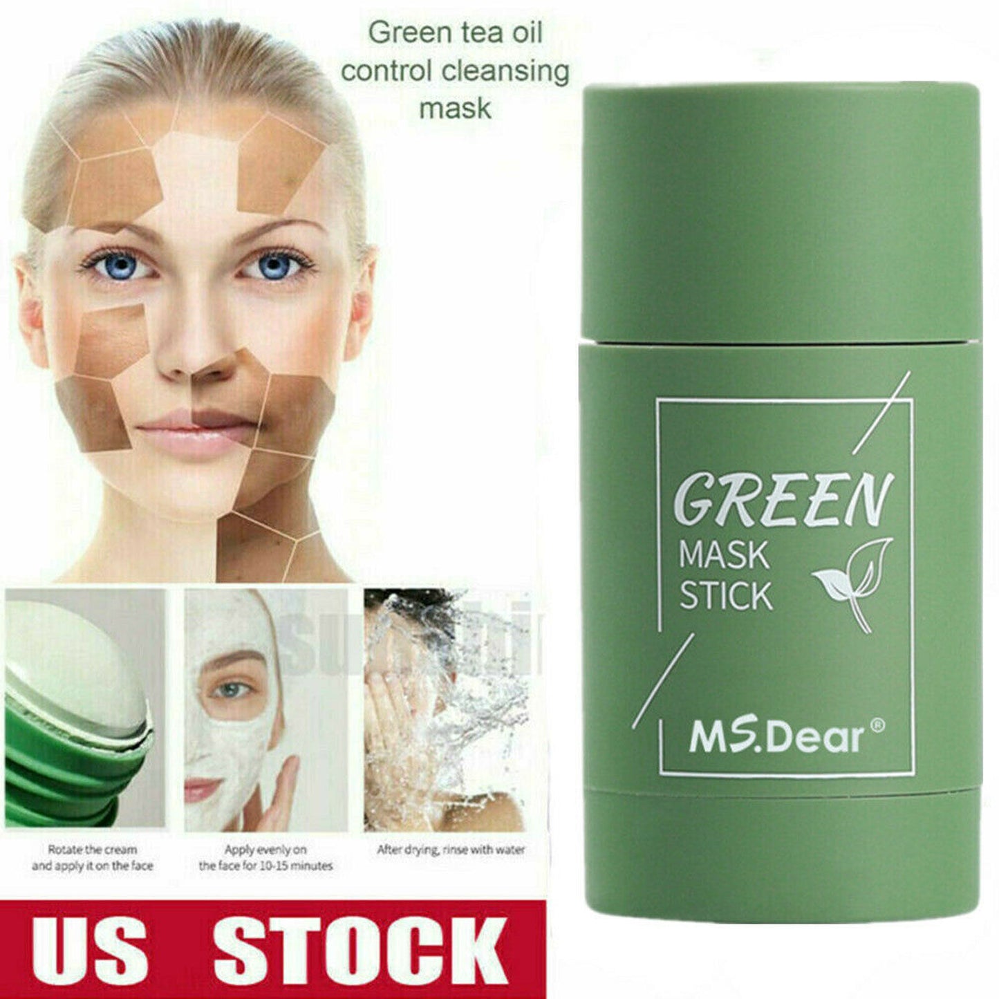Green Tea Clay Cleansing Mask Stick