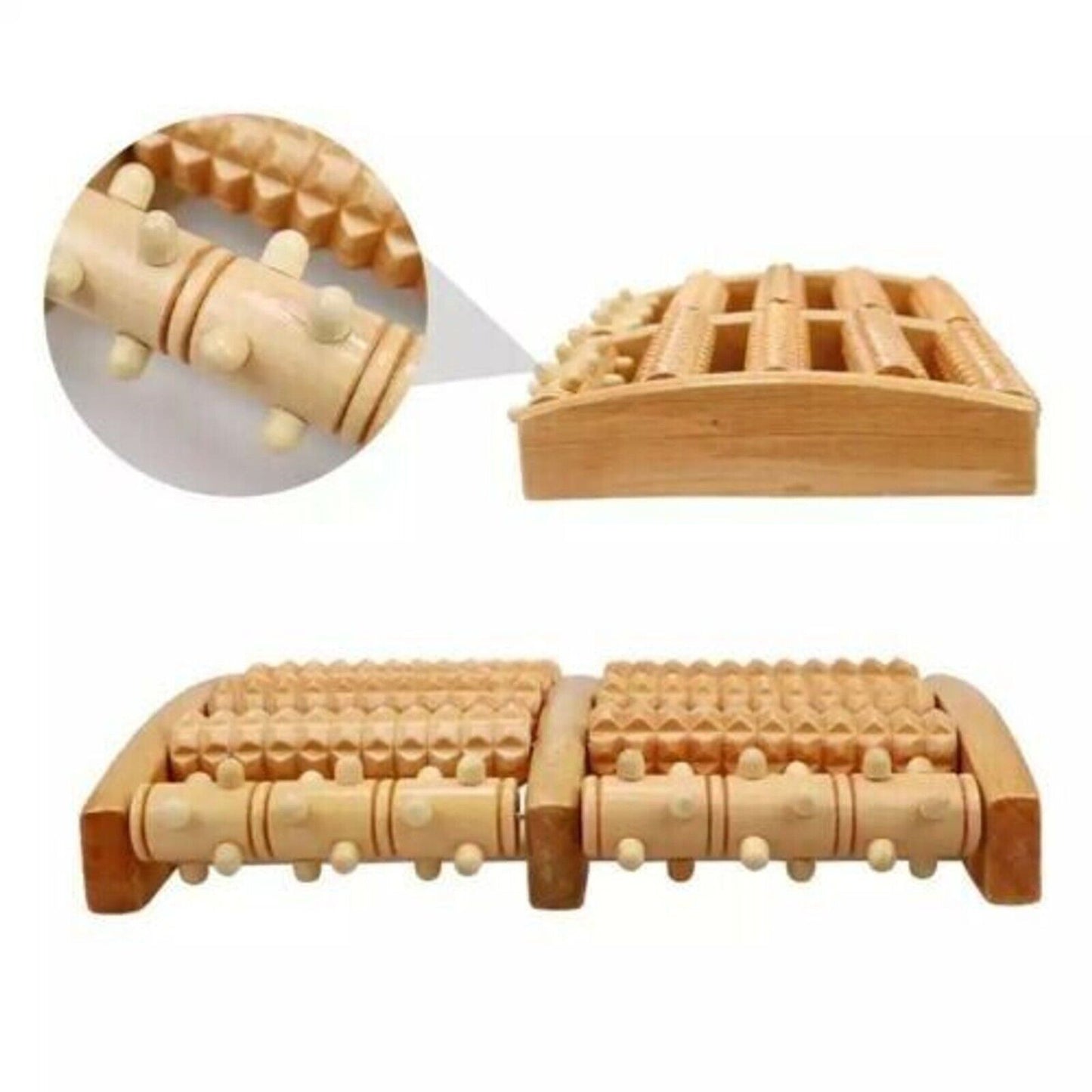 Foot Massager Wooden Roller