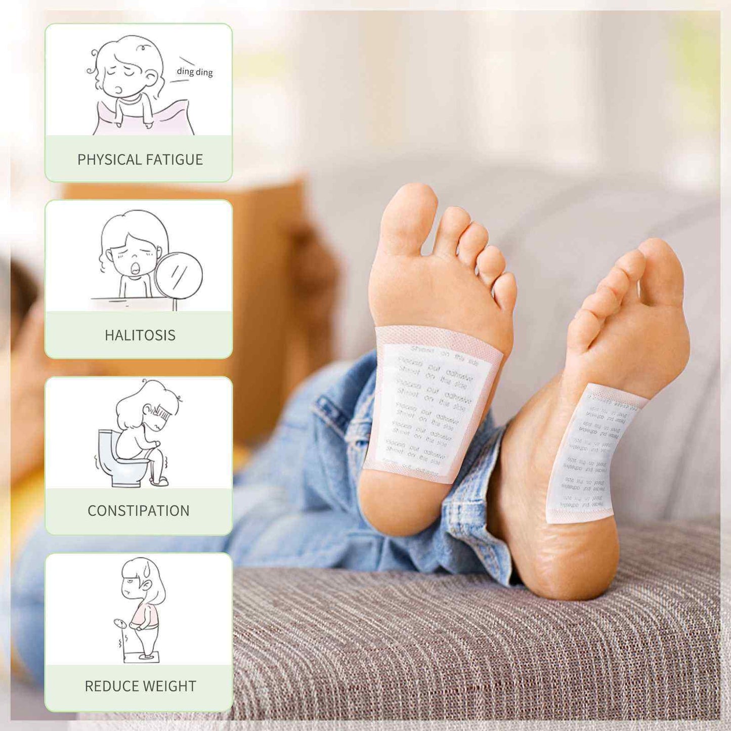 Detoxifying Foot Pads - 100 Pads