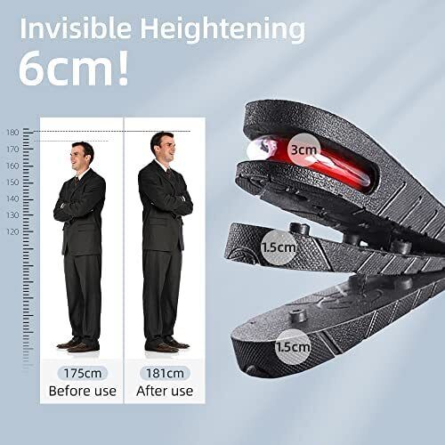 Heel Lift Insoles - Height Increasers