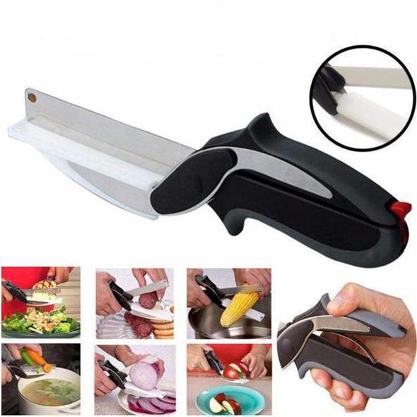 Quik-Cut - 2-in-1 Knife & Cutting Board