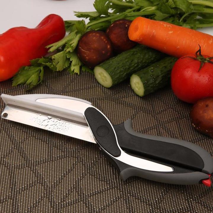Quik-Cut - 2-in-1 Knife & Cutting Board