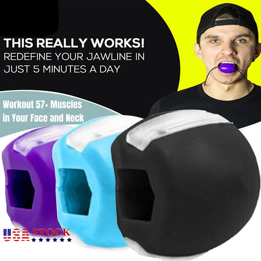 Jawline Exerciser - Neck, Face, Jaw Fitness Ball