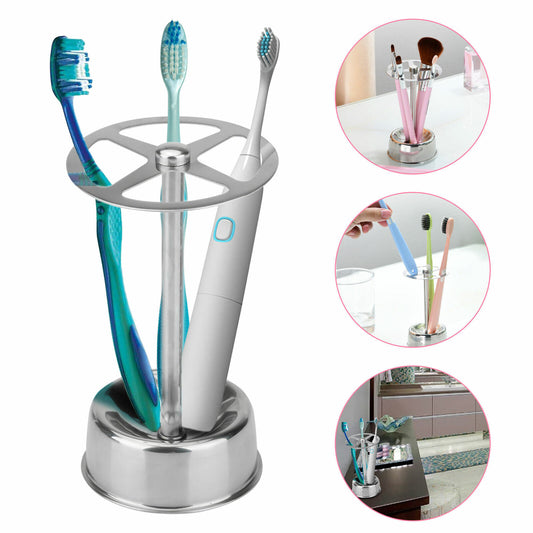 Stainless Steel Toothbrush Stand