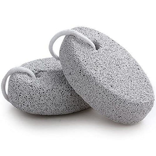 Natural Pumice Stone Pedicure Foot Scrubber - 2 Pack