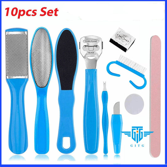 10 Piece Pedicure Tool Set