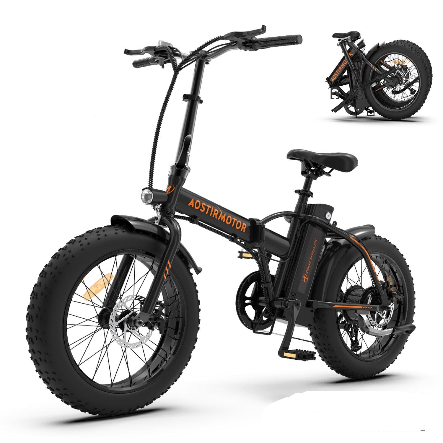 Fat Tire Electric Folding Ebike for Adults